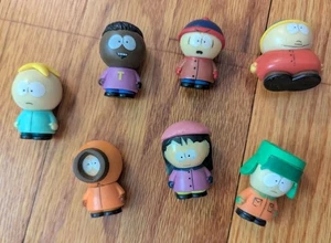 Lot of 7 South Park 2" mini action figures Cartman Kyle Stan Kenny Butters - Picture 1 of 2