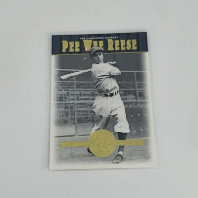 2001 Upper Deck Hall of Famers #15 Pee Wee Reese Brooklyn Dodgers - Image 1 of 2