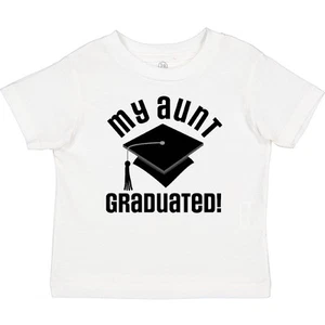 Inktastic My Aunt Graduated Niece Nephew Gift Baby T-Shirt Graduate Boys Girls - Picture 1 of 5