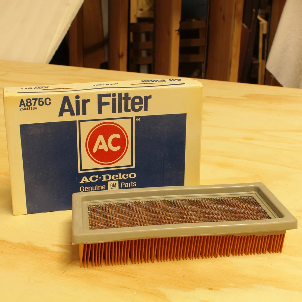 Filtro de aire del motor AcDelco A875C 2504334 GM OEM para Skyhawk Grand Am 1987-1989 Foto 1 de 1