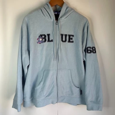 Chaqueta Disney Para Mujer XL Azul Polar Eeyore 68 Cremallera Completa Manga Larga Cremallera Sudadera con Capucha Foto 1 de 4