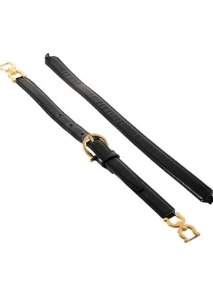 Ferragamo Double Gold Gancini Belt Black For Repair Size 70 US 28 - Image 1 of 4