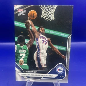 VJ Edgecombe 2025 Topps Rookie Card History Making Day🔥🔥🔥🔥🔥 - Picture 1 of 3