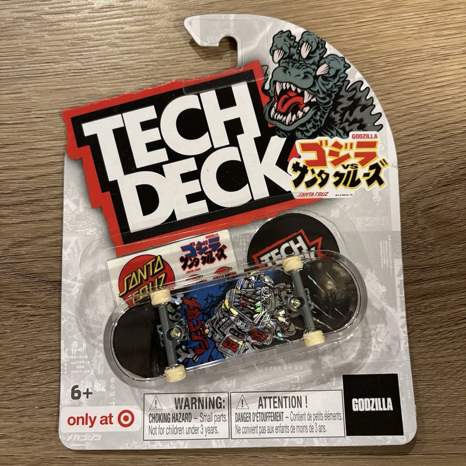 Tech Deck - Santa Cruz Skateboards x Godzilla - Target Exclusive Fingerboard - Image 1 of 4