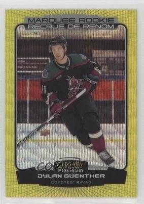 2022 O-Pee-Chee Platinum Marquee Rookies Yellow Surge Dylan Guenther Rookie RC - Image 1 of 2