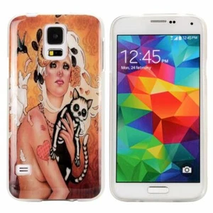 COQUE SAMSUNG GALAXY S5 LA LIONNE DU CHAT SILICONE SOUPLE (TPU) - Photo 1 sur 4