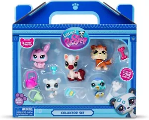 Littlest Pet Shop Bandai Series 2 Collectors 5 Pack WINTER BESTIES - Picture 1 of 3
