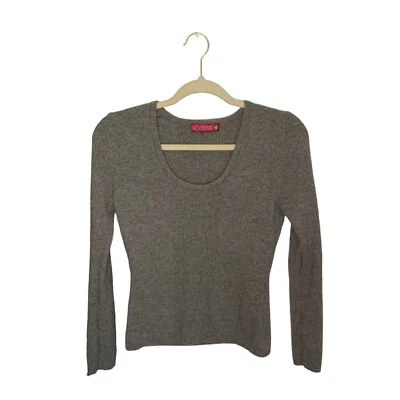 Suéter de cachemir SO (Tan real, So Right) talla XL Foto 1 de 4