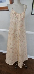Vintage 1970s Peach Floral Sun Dress As Pictured - Picture 1 of 5