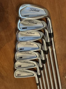Titleist CB 718 Iron Set (4-PW) - Project X LZ Stiff Shafts - Picture 1 of 9