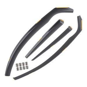 In-Channel Wind Deflectors for Nissan Qashqai 2014-2021 Front Rear Set - Picture 1 of 12