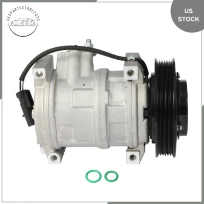 AC A/C Compressor Fits Dodge Caravan 2.4L 2006 2007 Chrysler Voyager 2001-2003 - Image 1 of 4