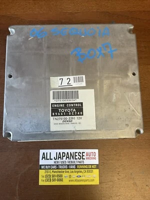 Toyota Sequoia 2006 4,7 L 89661-0C740 ECU EBX Foto 1 de 3