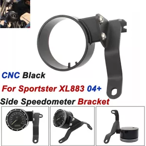 Side Speedometer Relocation Bracket Housing Mount For Harley Sportster 883 XL883 - Picture 1 of 6