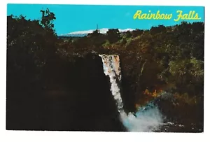 RAINBOW FALLS Water Waterfalls Hilo Hawaii State Park HI Postcard - Picture 1 of 2