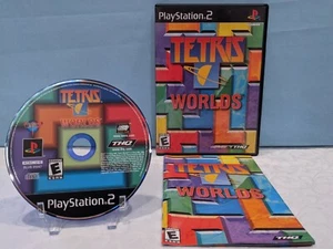 Tetris Worlds (Sony PlayStation 2, 2002) with Manual - Tested & Working - Picture 1 of 3