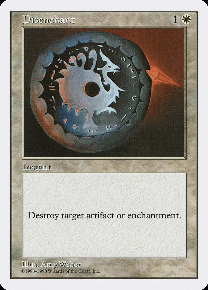 Disenchant Anthologies HEAVILY PLD White Special MAGIC GATHERING CARD ABUGames - Image 1 of 1
