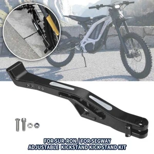 Black CNC Aluminum Foot Side Kick Stand For Sur Ron S/X For Segway X160 X260 CL - Picture 1 of 11
