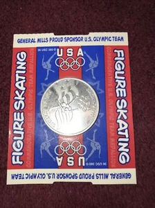 General Mills 1998 NAGANO OLYMPICS Token Coin / US FIGURE SKATING - Picture 1 of 2