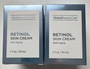 SET OF 2 Global Beauty Care Retinol Anti Aging Skin Care 1.7oz - Picture 1 of 1