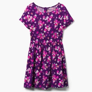 NWT Gymboree Eiffel Tower Flower Floral Dress SZ 4,5,6,7,8 Girls Purple - Picture 1 of 1