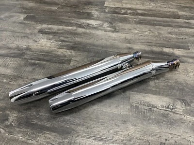 Yamaha 2004 2005 2006 2007 XV1700 Road Star OEM Muffler Exhaust Pipes #56A * - Image 1 of 4