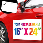 Premium Magnetic Car Signs - Will Never Fly Off Your Vehicle/Truck Door (Upgrade