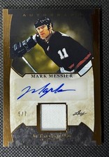 2022-23 MARK MESSIER /7 AUTO Leaf in the Game Used Jersey 2-Color AUTOGRAPH SSP