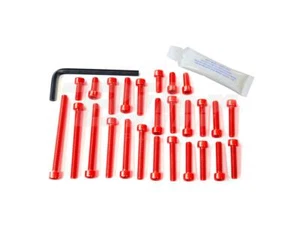 PRO-BOLT ESU091R KIT VITI MOTORE ROSSO ERGAL SUZUKI GSX-R 750 2011-2017 OIF - Picture 1 of 1