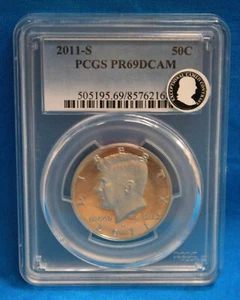 2011-S PCGS KENNEDY HALF DOLLAR Graded PR69DCAM PCGS # 505195.69/85762162 - Picture 1 of 4