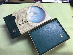 Rolex 68.00.3 vintage de principios de los 70 ¡¡Caja/Caja de cuero verde!!️Con billetera❗️original - Imagen 1 de 15