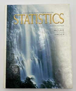 Statistics (8th Edition) by James T. McClave; Terry Sincich Hardback USED - Picture 1 of 11