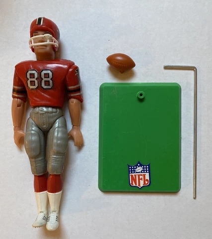 ATLANTA FALCONS Original NFL Action Team Mate Football Player W/ Stand,Ball Cover