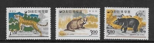 F1955 KOREA 1966 SG676-8 WILD ANIMALS - SET OF STAMPS - Picture 1 of 1