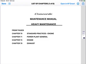 Manuales de mantenimiento y revisión para Concorde Olympus 593 enviados por correo electrónico por transferencia bancaria - Imagen 1 de 7