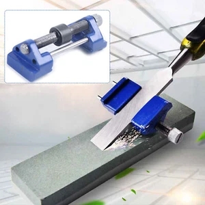 Guía de afilado de metal plantilla ajuste afilado madera cincel liso plano cepilladoras hoja herramienta - Imagen 1 de 13