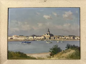 Christian COUILLAUD (1904-1964) Vendée Vue de Saint-Gilles-Croix-de-Vie - Bild 1 von 11