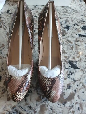 Zapatos LK Bennett Dusty Rose efecto serpiente Stila talla 7 Foto 1 de 4