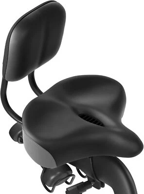 NAIZEA MOONCOOL Oversized Bike Seat, Wide Bicycle Saddle Universal Fit Exercise Bike