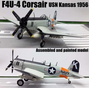 US F4U-4 Corsair USN Kansas 1956 aircraft 1/72 non diecast plane Easy model - Picture 1 of 7