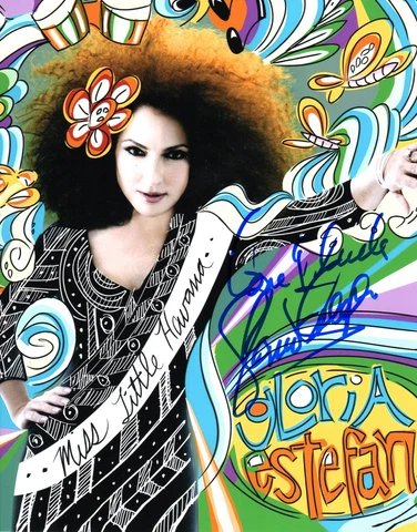 Gloria Estefan Signed 8x10 Photo COA Cover