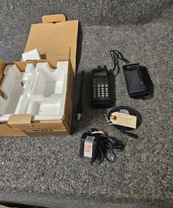 Icom IC-W32A VHF/UHF Ham Radio Transceiver with accessories - Photo 1/3