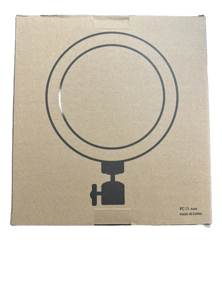10'' LED Ring Light with Tripod Stand Phone Holder Desk Makeup Video Selfie UK - Image 1 of 1