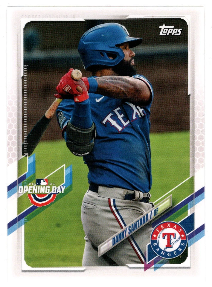 Danny Santana - Texas Rangers - 2021 Topps Opening Day Baseball # 188 Mint - Image 1 of 1