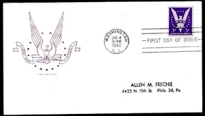 #905 Win The War FDC Early House of Farnam July 4, 1942 - Picture 1 of 1