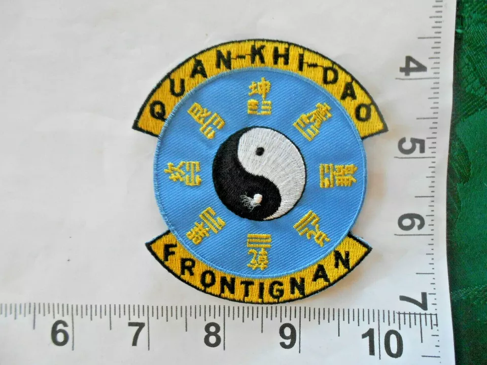 Quan-Khi-Dao FRONTIGNAN  Martial Arts  Patch   sew on patch      FREE shipping - Image 1 of 1