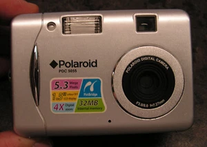 POLAROID PDC 5055 DIGITAL CAMERA - 5.3MP - Uses AA Batteries & SD - Working Y2K - Picture 1 of 3