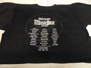 Jagermeister MUSICTOUR 2002 Rock Shirt ~ Authentic Size Large ~ NEW + Free Ship! - Picture 1 of 5