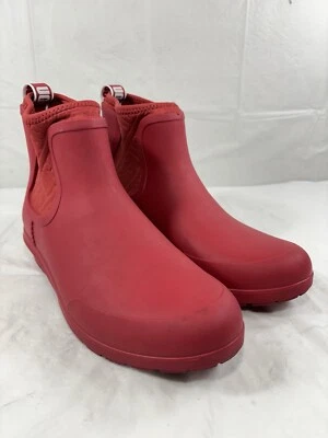 UGG CHEVONNE RIBBON 红色防水雪莉莎雨靴女式 US 9 码 — 第 1/4 张图片