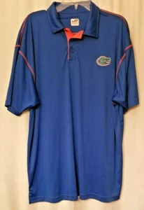 Camisa polo para hombre Florida Gators atlética azul y naranja talla 2XL logotipo de Gator - Imagen 1 de 4